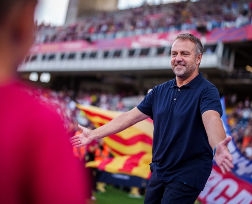 Hansi Flick: “Tenemos que aprender la lección del partido de hoy” El nuevo entrenador y capitán del Barça, Marc-André ter Stegen, reacciona ante la derrota del Gamper en el primer equipo ante el AS Mónaco hace 16 horas