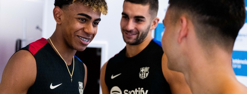 Lamine Yamal, Pedri y Ferran regresan a la Ciutat Esportiva