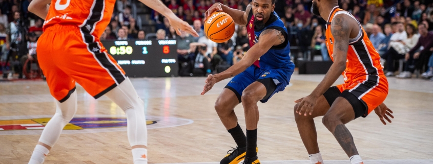 Barça - Valencia Basket: Acaba con Victoria en el Palau (102-99)