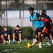 Lamine Yamal participa en el entrenamiento del miércoles