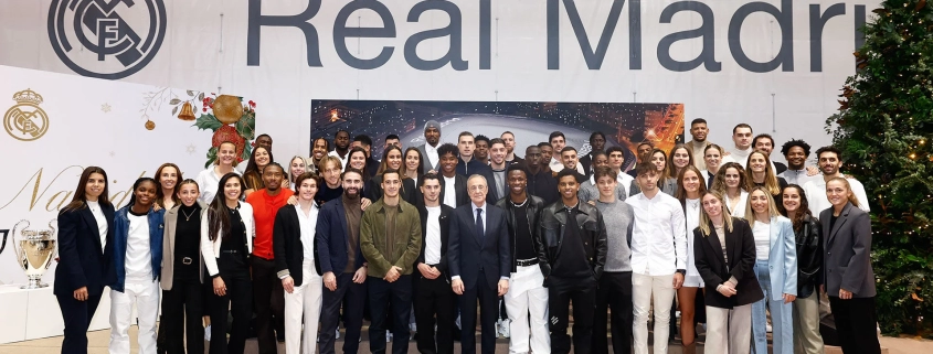 Las plantillas de fútbol y baloncesto celebran la comida de Navidad