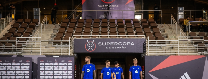 A punto para la última sesión antes de la final de la Supercopa