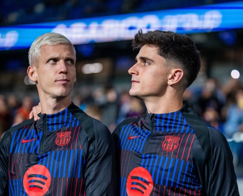 Dani Olmo y Pau Víctor se inscribieron en LaLiga