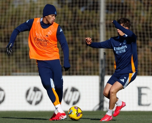 Último entrenamiento antes de recibir a la UD Las Palmas