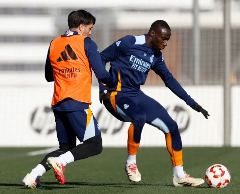 Último entrenamiento antes de recibir al Celta