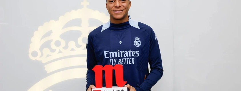 Mbappé, Jugador Cinco Estrellas Mahou de diciembre