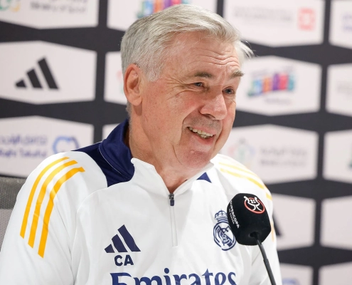 Ancelotti: “Tenemos que hacer nuestro trabajo para llegar a la final”