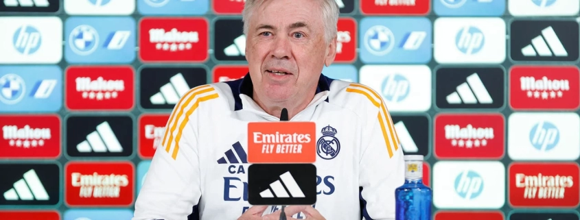 Ancelotti: “Es un momento importante y hay que sumar los puntos ante Las Palmas”